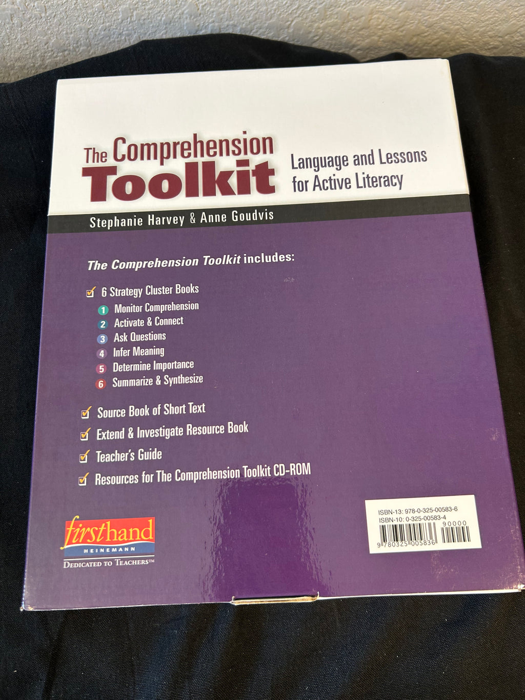 The Comprehension Toolkit: Language and Lessons for Active Literacy (Complete Set with CD-ROM)