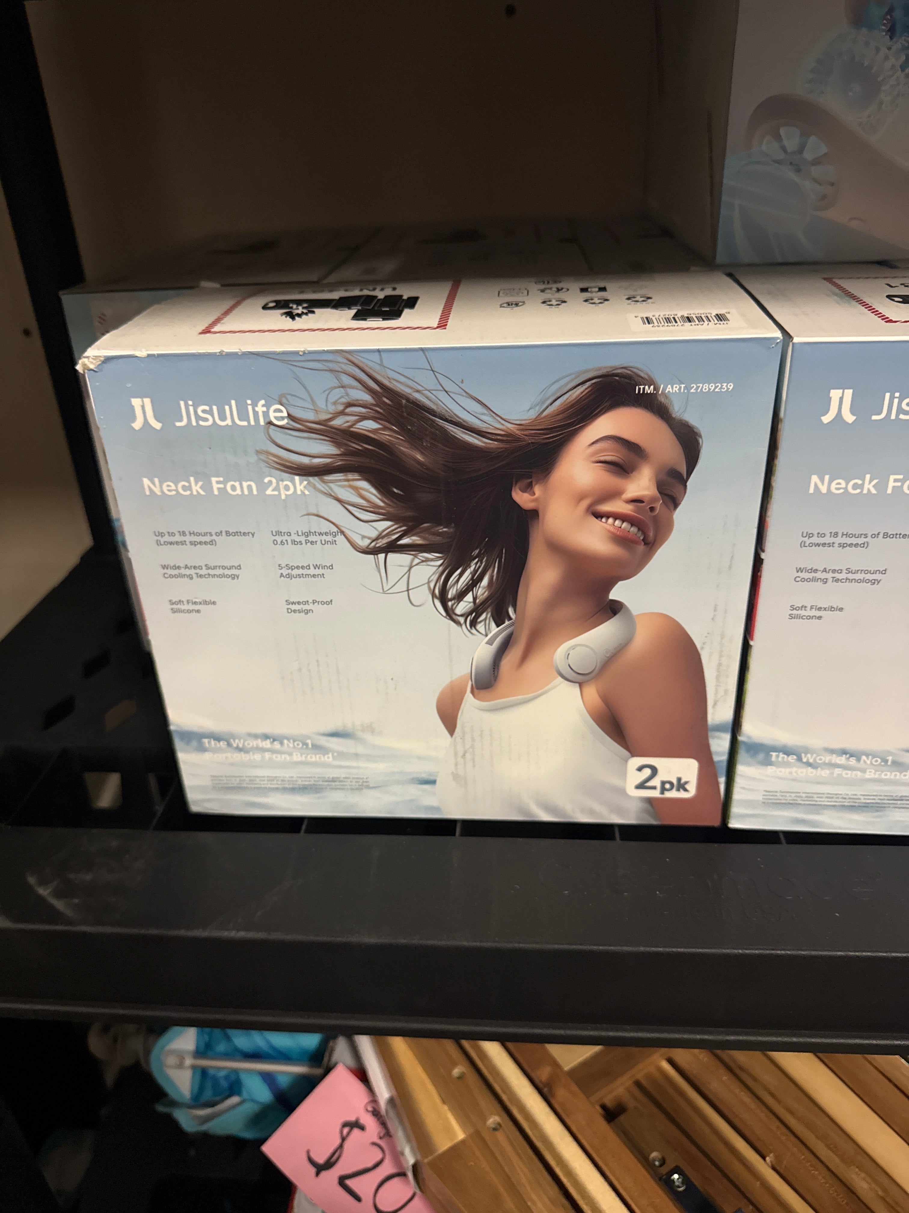 Jisulife Neck Fan 2Pk