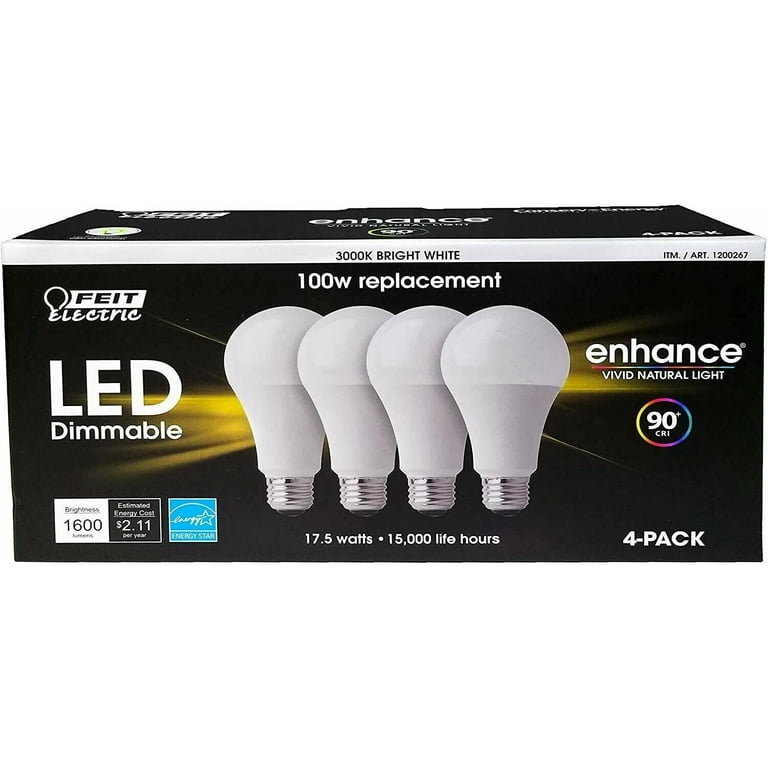 Feit 100W 5-Cct 4Pk