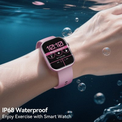 Smart Watch for Men Women, 2.01" HD Touchsreen, Bluetooth Calling, IP68 Water-Resistance, 180+ Sports Modes,, Fitness & Sleep Tracker, Android/iOS