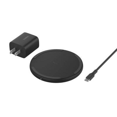 Belkin 15W Qi Charging Pad - Black: Compatible With Iphone & Galaxy Models