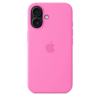 Apple Iphone 16 Silicone Case With Magsafe - Plum