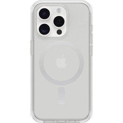Otterbox Iphone 15 Pro Symmetry Series Clear Case With Magsafe - Clear: Polycarbonate, Solid Pattern