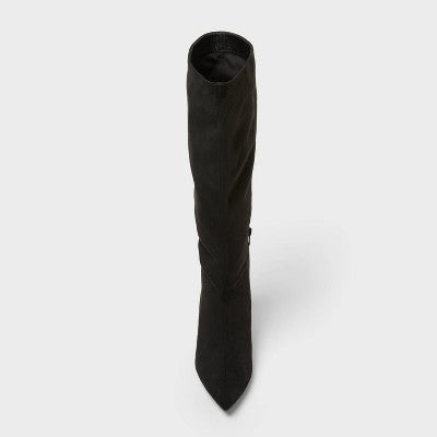 Women’s Justice Boots with Memory Foam Insole – A New Day Black 6.5