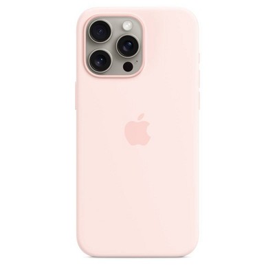 Apple Iphone 15 Pro Max Silicone Case With Magsafe - Black