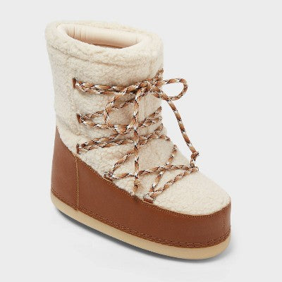 Women’s Zenita Boots with Memory Foam Insole - Universal Thread Cognac 8