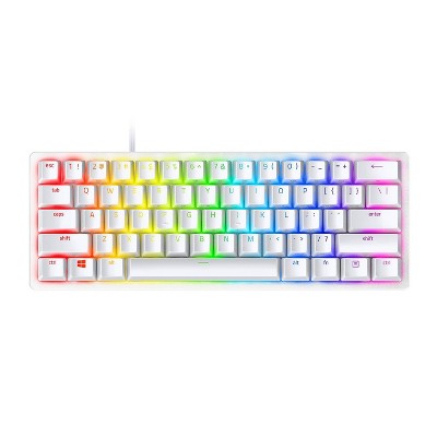 Razer Huntsman Mini Mercury 60% With Clicky-Purple Switch