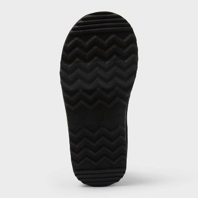 Kid's Nola Faux Suede Clog Slippers - Cat & Jack Black 4