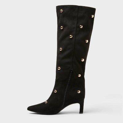Women’s Justice Boots with Memory Foam Insole – A New Day Jet Black 6