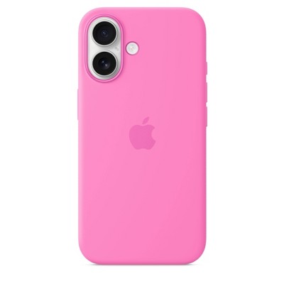 Apple Iphone 16 Silicone Case With Magsafe - Plum