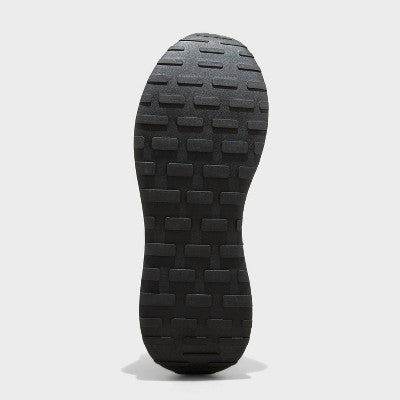 Men's Lee Knit Sneakers With Memory Foam Insole - Goodfellow & Co Black 8: Lace Up, Cushioned Footbed, Treaded Outsole