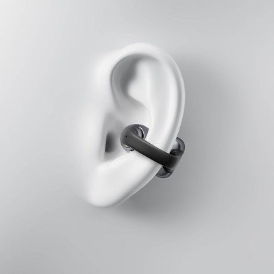 Shokz Opendots One True Wireless Earbuds - Gray: Usb-C, Built-In Microphone, Water-Resistant