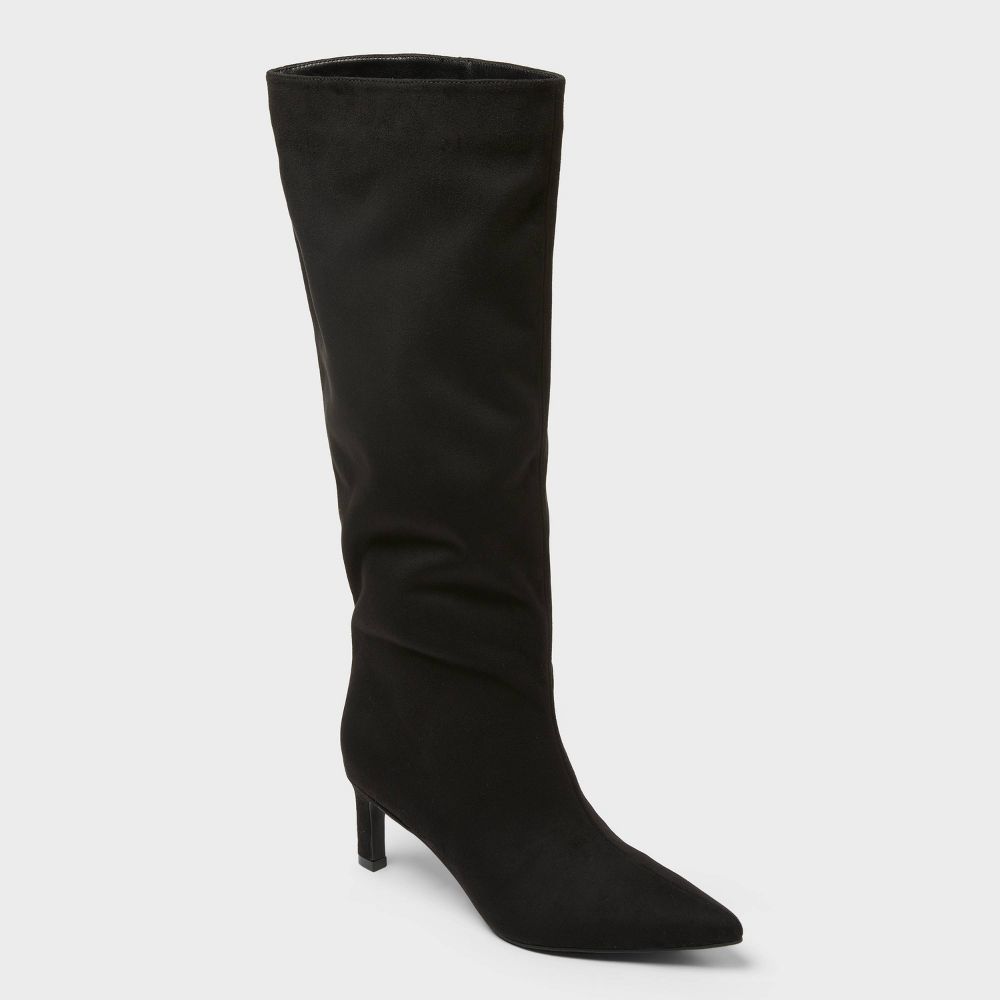 Women’s Justice Boots With Memory Foam Insole – A New Day Jet Black 12Wc