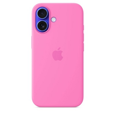Apple Iphone 16 Silicone Case With Magsafe - Plum