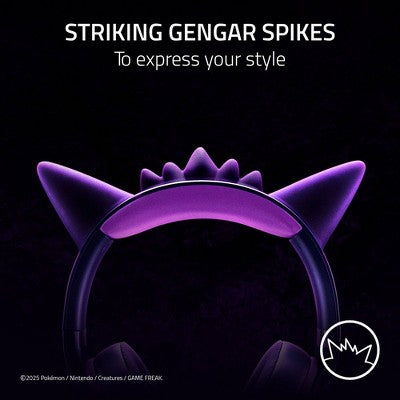 Razer Kraken Kitty V2 Pokemon Gengar Edition Gaming Headset