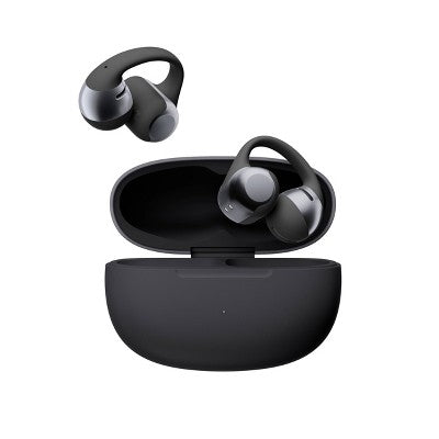 Shokz Opendots One True Wireless Earbuds - Gray: Usb-C, Built-In Microphone, Water-Resistant