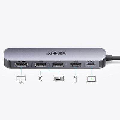 Anker 5 In 1 Hub With Hdmi Docking Station