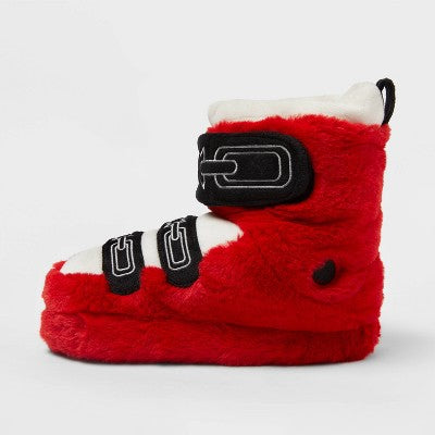 Kids' Ski Bootie Slippers - Wondershop Red 2-3