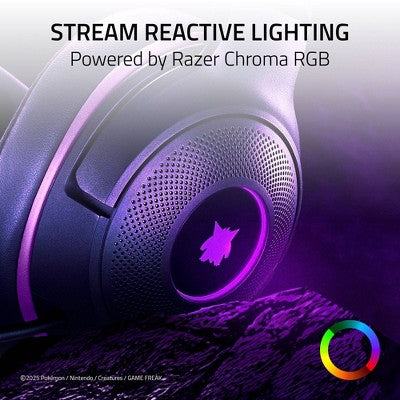 Razer Kraken Kitty V2 Pokemon Gengar Edition Gaming Headset
