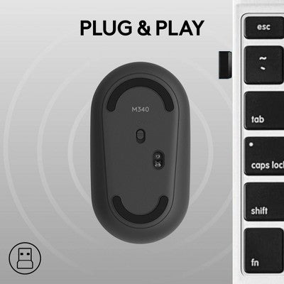 Logitech M340 Mouse - Speckles