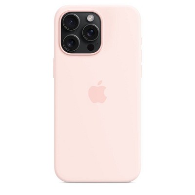 Apple Iphone 15 Pro Max Silicone Case With Magsafe - Black
