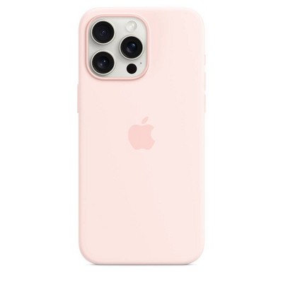 Apple Iphone 15 Pro Max Silicone Case With Magsafe - Black
