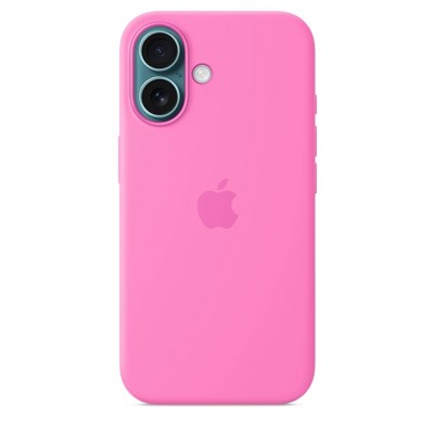 Apple Iphone 16 Silicone Case With Magsafe - Plum