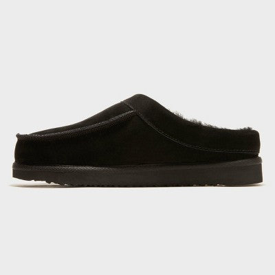 Dluxe By Dearfoams Men's Lith Moc Toe Clog Slippers - Light Brown 11