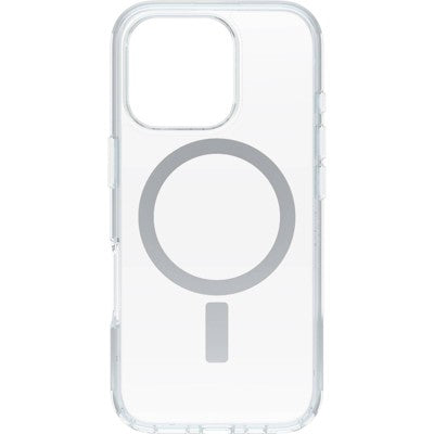 Otterbox Iphone 16 Pro Symmetry Series Case With Magsafe - Clear: Solid Plastic Design