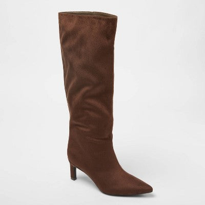 Women’s Justice Boots With Memory Foam Insole – A New Day Brown 8