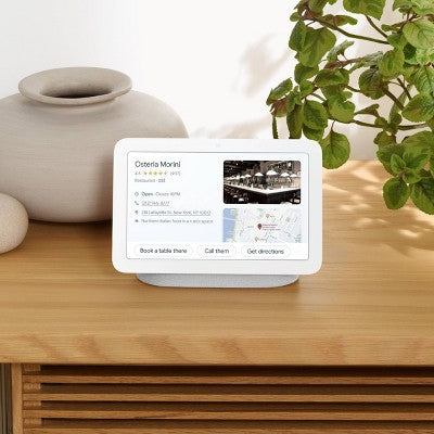 Google Nest Hub (2Nd Gen) Smart Display - Charcoal: 7" Led Voice-Control, Bluetooth