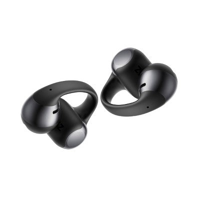 Shokz Opendots One True Wireless Earbuds - Gray: Usb-C, Built-In Microphone, Water-Resistant