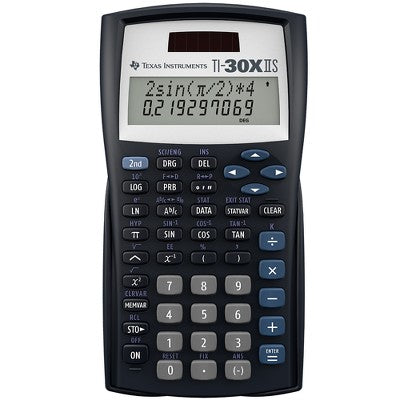 Texas Instruments 30Xiis Scientific Calculator - Black: Sat, Act & Ap Approved