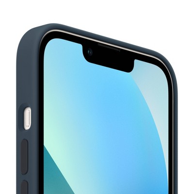 Apple Iphone 13 Silicone Case With Magsafe – Abyss Blue