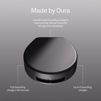 Oura Ring 4 Charging Case Silver Size 10