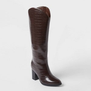 Women’s Cairo Boots with Memory Foam Insole – A New Day Brown 8