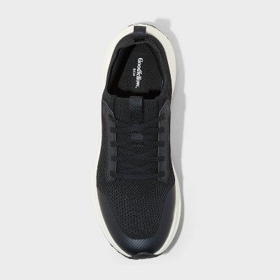 Men's Lee Knit Sneakers with Memory Foam Insole - Goodfellow & Co White 11.5: Cushioned Footbed, Mesh Upper