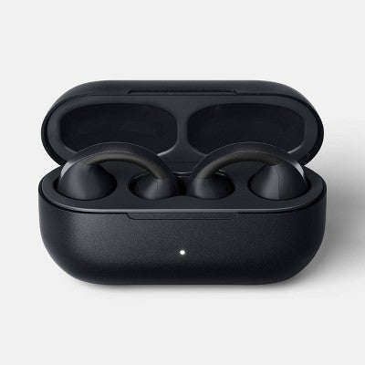 Open-Ear Jewelry Earbuds - Heyday Black: Usb-C, Built-In Microphone, Sweat-Resistant