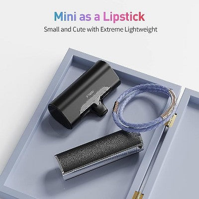 iWALK Small Portable Charger 4500mAh Ultra-Compact Power Bank Cute Battery Pack For iPhone 14/13/12/11/XS/XR/X/8/7/6 Airpods - Green