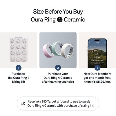 Oura Ring 4 Blush Pink - Size 9