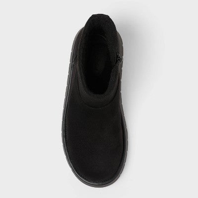 Women’s May Microsuede Boots With Memory Foam Insole - Universal Thread Black 9