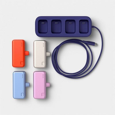 4200Mah Multihub Base With 4 Power Banks - Heyday