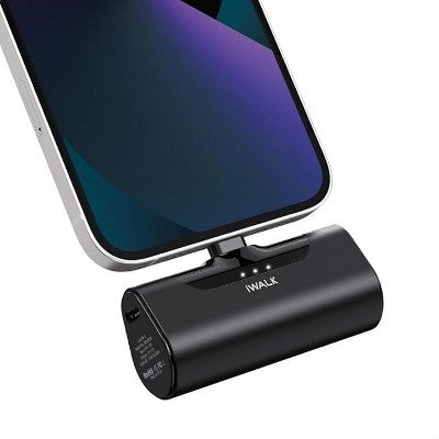 iWALK Small Portable Charger 4500mAh Ultra-Compact Power Bank Cute Battery Pack For iPhone 14/13/12/11/XS/XR/X/8/7/6 Airpods - Green