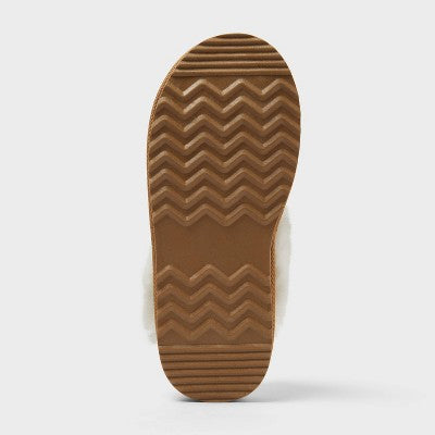 Women's Sylvia Genuine Suede Scuff Slippers - Auden Brown 8