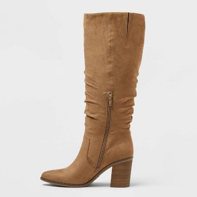 Women’s Junie Boots with Memory Foam Insole – Universal Thread Tan 9.5