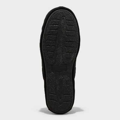 Men's Topher Moccasin Slippers - Goodfellow & Co Chestnut 11: Suede Upper, Indoor/Outdoor Sole, Slip-On Design