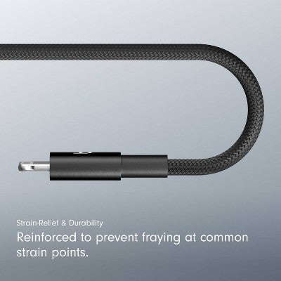 Beats Usb-C To Lightning Woven Cable (1.5 M) - Bolt Black