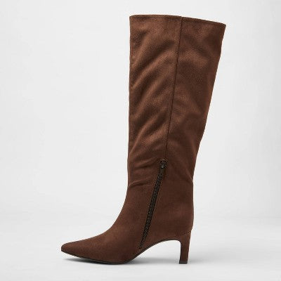 Women’s Justice Boots With Memory Foam Insole – A New Day Brown 8