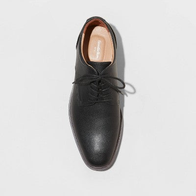 Men's Leo Oxford Dress Shoes - Goodfellow & Co Brown 12: Lace Up, Cushioned Footbed, Flexible Outsole