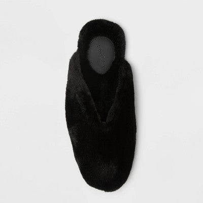 Women's Cozy Alpine Kylar Mule Slippers - Universal Thread Cream 8